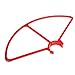 Kocome 4Pcs Light Weight Propeller Prop Guard Protector For Yuneec Q500 4K Typhoon Red