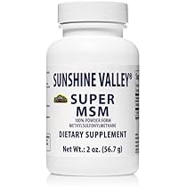Amazon.com: Sunshine Valley Super MSM Supplement ...