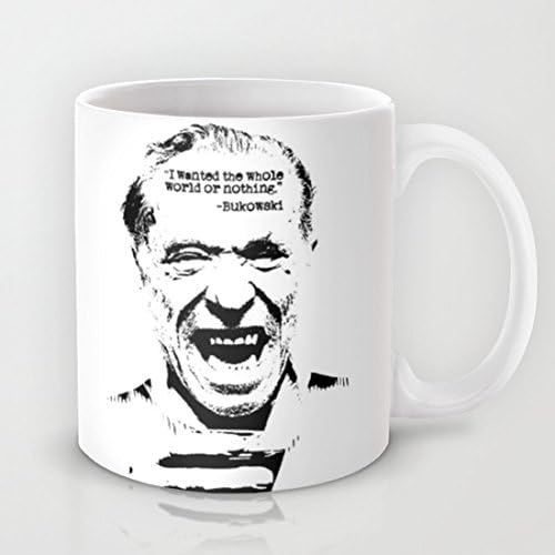 Ushopping Fun Cup - Charles Bukowski Quote World - Mugs