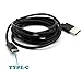 Premium Black 6ft Long Type-C USB Cable Fast Charger Power Cord Data Sync Wire for MetroPCS ZTE ZMax Pro - Straight Talk ZTE Max Duo LTE