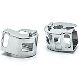 Krator Chrome Handlebar Switch Housings Control Cover Kit For All Yamaha V-Star XVS 650 Classic Silverado