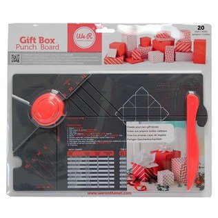 Interfolding gift box punch board
