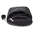 Toupons Fashion Small Pu Leather Waist Fanny Pack Bag for Girls & Women Cellphone Pouch (Black-4)