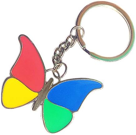 Viawow Butterfly Shaped Bag Charm Keychain Keyring Car Key Ring Chain(K066)