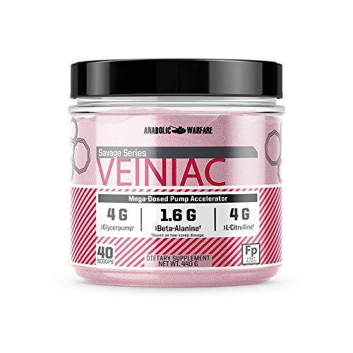 Veiniac Pump Supplement by Anabolic Warfare Stimulant Free pre
