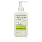 Neutrogena Naturals Purifying Daily Facial Cleanser with Natural Salicylic Acid from Willowbark Bionutrients, Hypoallergenic, Non-Comedogenic & Sulfate-, Paraben- & Phthalate-Free, 6 fl. oz