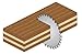 CMT 281.060.10 Industrial Cabinetshop Saw Blade, 10-Inch x 60 Teeth TCG Grind with 5/8-Inch Bore