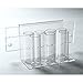 Wall Mounted or Door Mounted Clear Acrylic Cylindrical Makeup Storage / Brow Pencil Mascara Organizer Rack - MyGift®