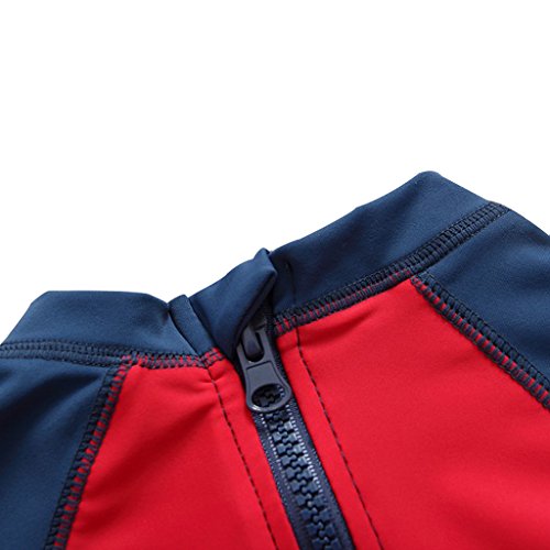 Boys Swimsuit With Cap, Kids Swimming Wear Surfing Water Sports Sun Protective