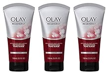 Olay Regenerist Detoxifying Pore Scrub exfoliates, deep cleans and detoxifies to reveal bright, smooth skin. Its special formula increases surface cell turnover to reveal smoother skin and reduces the appearance of pores. Regenerist Detoxifyi...