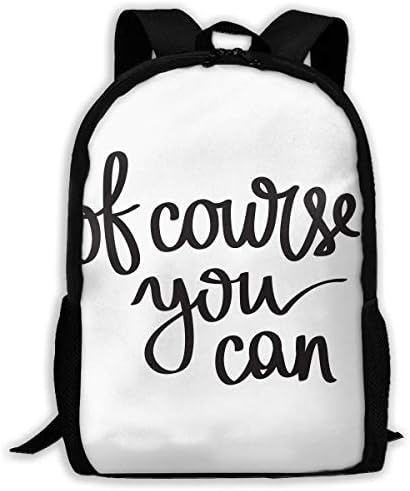 DFIDAS Travel Backpack Laptop Backpack Large Diaper Bag - of Course You Can Backpack School Backpack for Women & Men