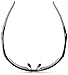 Ironman Men's Finish Line Semi-Rimless Sunglasses, Matte Black Rubberized, 147 mm