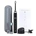 Ovonni Sonic Electric Toothbrush with 2 Replacement Heads, Rechargeable and IPX7 Waterproof Toothbrush with 5 Optional Modes and Travel Case Black