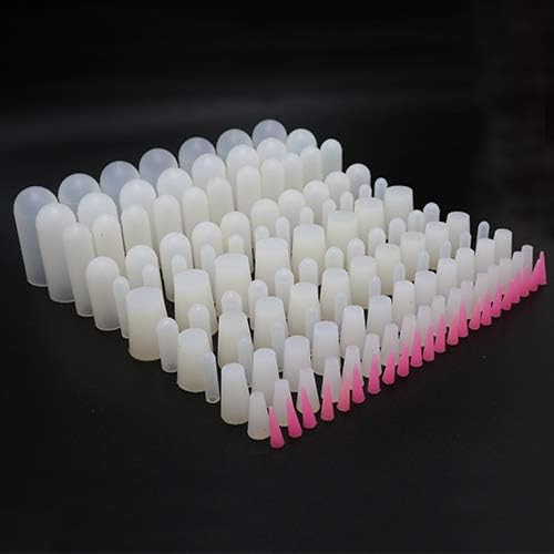 200pc High Temperature Silicone Plugs & Caps Starter Kit, Starter Kit