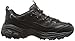 Skechers Sport womens D'LITES FRESH START Memory Foam Lace-up Sneaker,Black Silver,6.5 M US