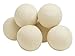 Wool Dryer Balls, 6 Pack XL Size Natural Fabric Softener Reduce Wrinkles&Save Drying Time, Reusable Organic Natural Fabric Softener