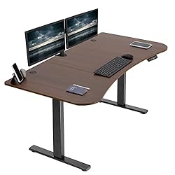 VIVO Electric Height Adjustable 63 x 32 inch Stand