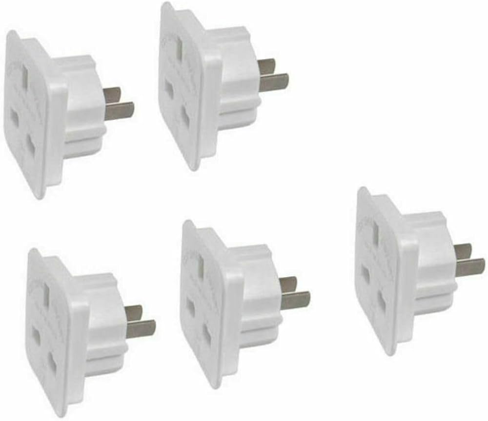 AAA PRODUCTS High Grade Travel Plug UK to USA Adapter 5 Pack