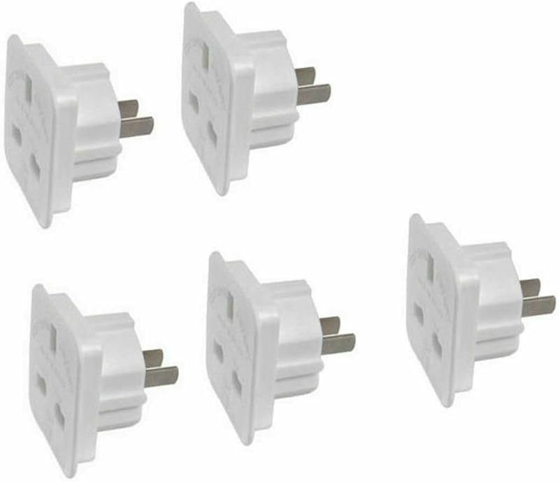 AAA PRODUCTS High Grade Travel Plug UK to USA Adapter 5 Pack