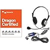 Detecta 301 USB Wired Binaural Noise Cancelling Headset, Over The Head