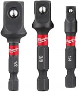 Milwaukee Shockwave Impact Socket Adaptor Set 3pc view 6