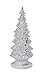 Color Changing LED Christmas Tree Decoration - 6 1/2"h Acrylic Battery Operated Light-Up Holiday Decor