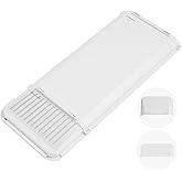 Air Vent Extender for Under Furniture, Floor Vent Deflector for Under Couch or Bed, Adjustable Width 8"-12.2", Two Length Options (4.8" & 18.7"), Magnetic Wall & AC Vent Extender