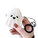Gtinna 3D Cute Cartoon Ghost Airpods Cover Soft Silicone Rechargeable Airpods Case,AirPods Case Protective Silicone Cover and Skin for Apple Airpods 1st/2nd Charging Case (White)