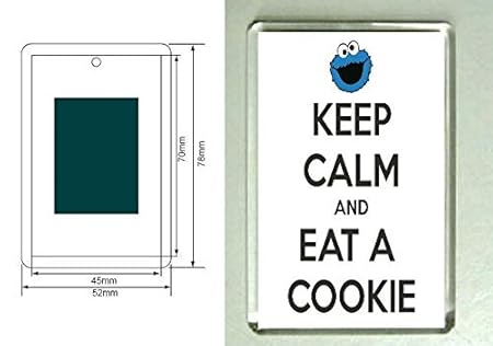 A Monstruo de las galletas con imán para la nevera con el texto ...