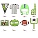 Anor Wishlife 30Ct American Football Hanging Swirl Decorations - Football Game Day Decorations,Sport Game Day Party Supplies