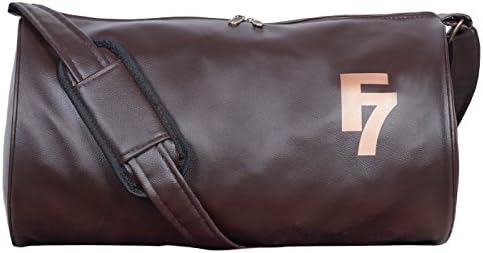 Leather Dark Brown Sports Duffle