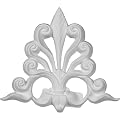 Ekena Millwork ONL05X05X01MO 5 7/8-Inch W by 5 1/8-Inch H by 5/8-Inch P Monique Drop Onlay