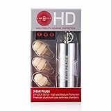 EarPeace HD Ear Plugs - High Fidelity Hearing Protection for Concerts & Music Professionals (Silver/White)