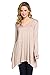 Frumos Womens Tunic Long Sleeve Hoodie Tunic Top T Shirts