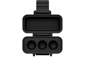 Planitia Corp. 3D Printed Vial Storage Case - Waterproof 3ml Vial Storage Case with 3 Slots - Freezer Safe Hard Shell Essential Oil Case for Home, Fridge, Travel, 16mm Max Diameter, 35mm Max Height