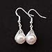 Exclusive from yinahawaii, Wire Braided Sized Round Natural Pearl Earrings,