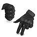 KevenAnna Full Finger Cycling Motorcycle Gloves Outdoor Tactical Shooting Gloves for Military Gear Men's Military Gloves for Army Tactical Gear (1-Black, Medium)