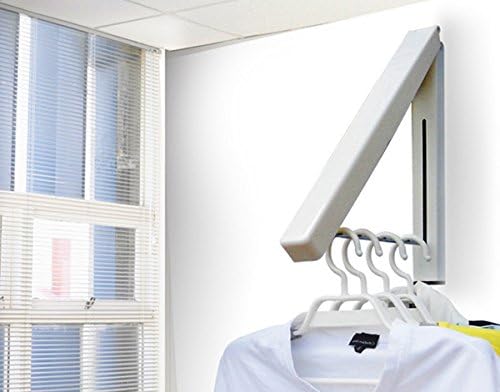 Stainless Steel Wall Hanger Retractable Indoor Clothes Hanger Magic Foldable Drying Rack Waterproof Clothes Towel Rack.