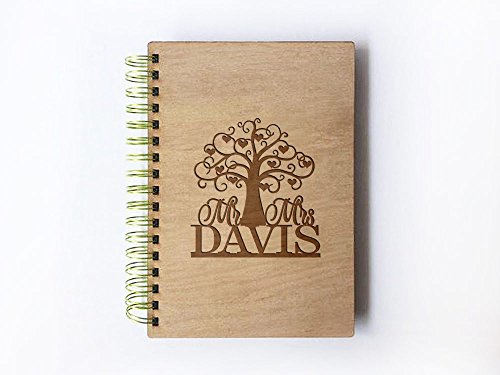 Wedding Guest book (wood) - notebook - Love Tree