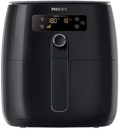 Philips HD9641/96 Avance Digital Turbostar Airfryer (1.8lb/2.75qt), Black Digital (Renewed)