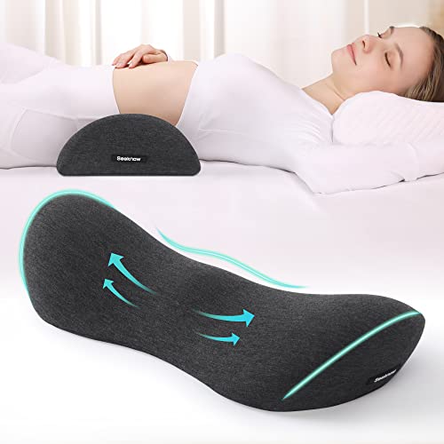 Lumbar Support Pillow for Bed Lower Back Pillow for Sleeping Lumbar