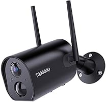 Home Security Camera, Topcony Outdoor CCTV Camera Systems Wireless 15000mAh Rechargeable Battery Powered Wifi...