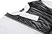 COOFANDY Men's Shirts Casual Zipper Shirt Irregular Long Sleeve T Shirts, St2-white, Small