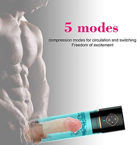 Sexowj 2019 Wonderful Gift Training Massaging Male Vacuum Man's P-enǐs Pump with Powerful Suction 5 Modes 100% Secret Packing