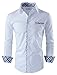 Tom's Ware Mens Premium Casual Inner Contrast Dress Shirt