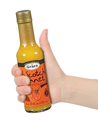 Grace Jamaican Scotch Bonnet Pepper Sauce - Great As A Condiment As Well As Flavoring For Dishes & S - //coolthings.us