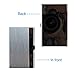 JuneLsy Professional Business Card Holder, Stainless Steel Card Case Slim and Lightweight Design for Men and Women(L-A1)