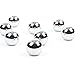 Koyal Wholesale Silver Classic Round Placecard Holders, 8-Pack, Menu Card Holder, Table Number Holders