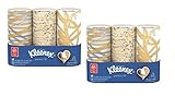 Kleenex Perfect Fit Brand Tissue 3 packs ( 2 count - 6 total canisters )