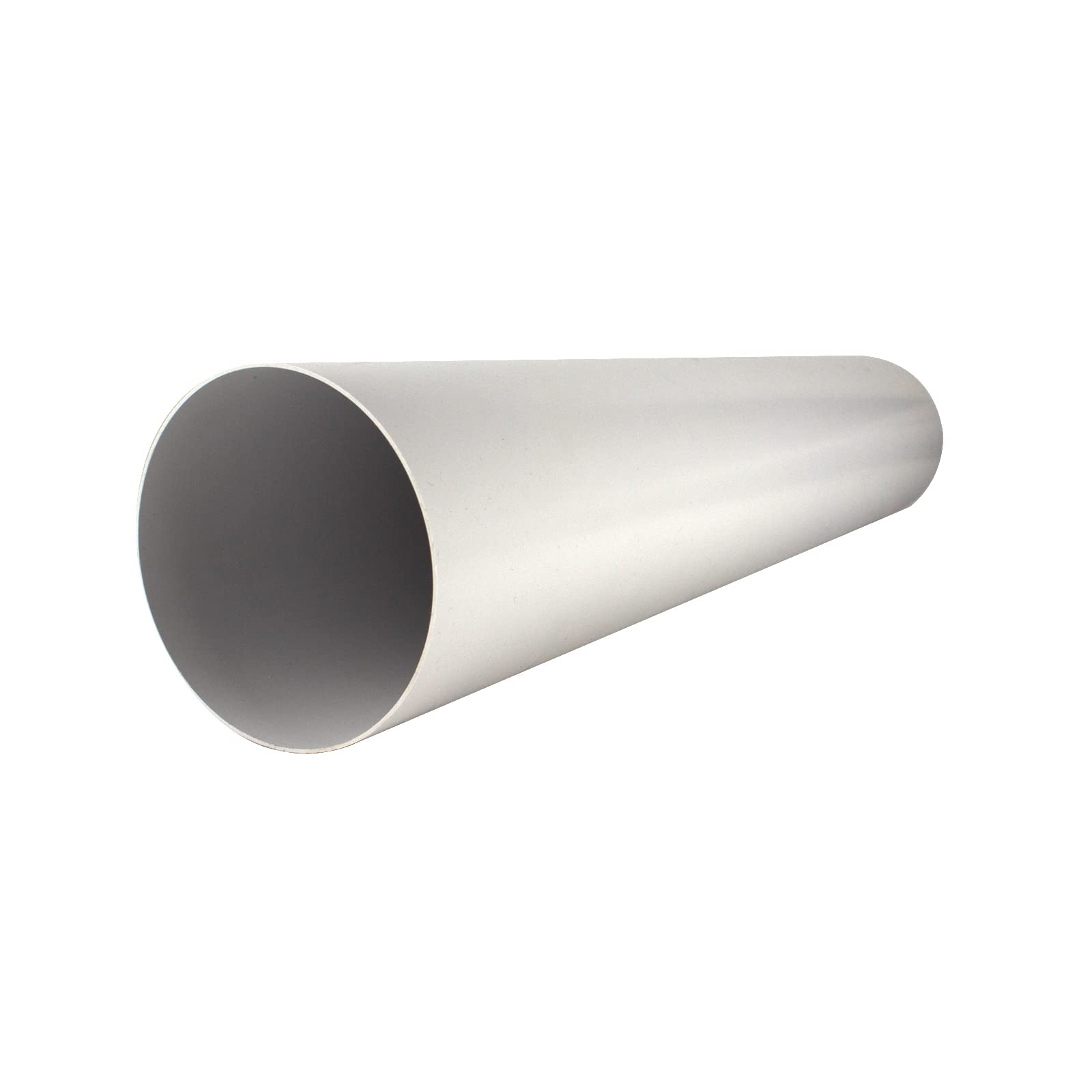 MKK Plastic Ventilation Pipe, 150 mm Diameter, 100 cm Long, ABS Round Duct for Exhaust and Supply Air, Weather-Resistant, Inner Diameter 150 mm, Outer Diameter 154 mm